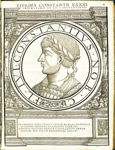 Constantius II, Illustration aus 